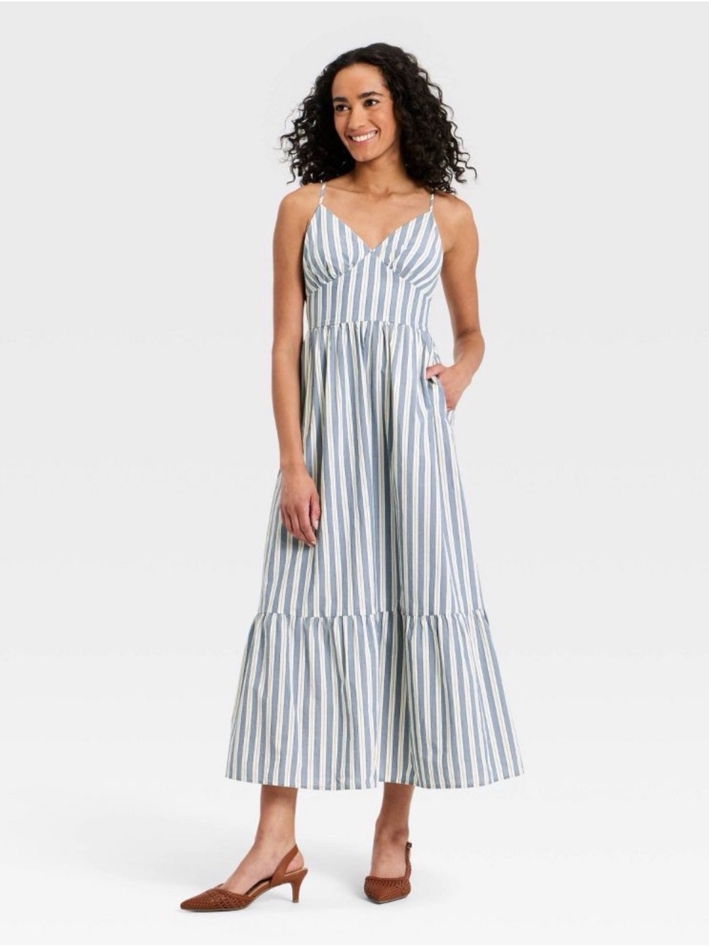 Women's Pullover Maxi A-Line Dress - Universal Thread Size Medium